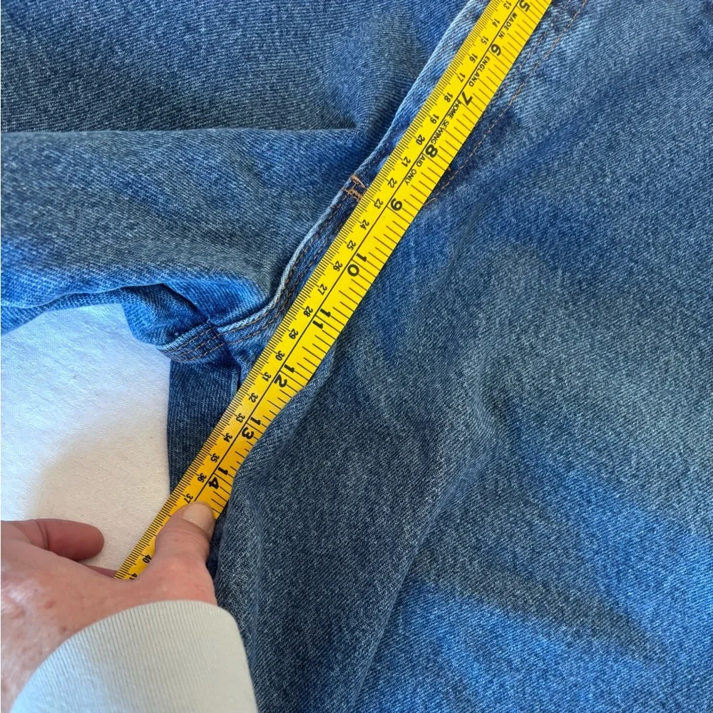 Men’s Vintage Rustler Blue Denim 100%Cotton Carpenter Jean Size 34x32 - Picture 10 of 14